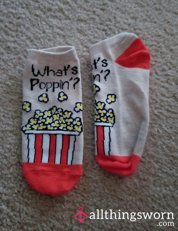 What's Poppin? Popcorn Ankle Socks