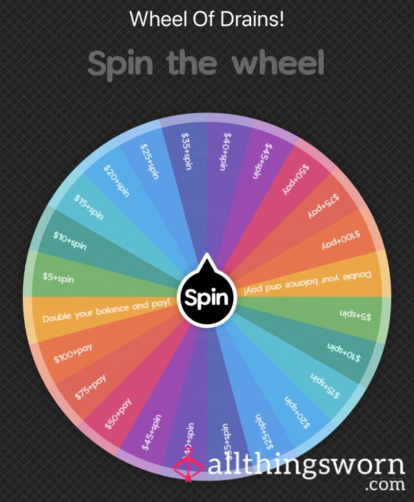 Wheel Of Drains!