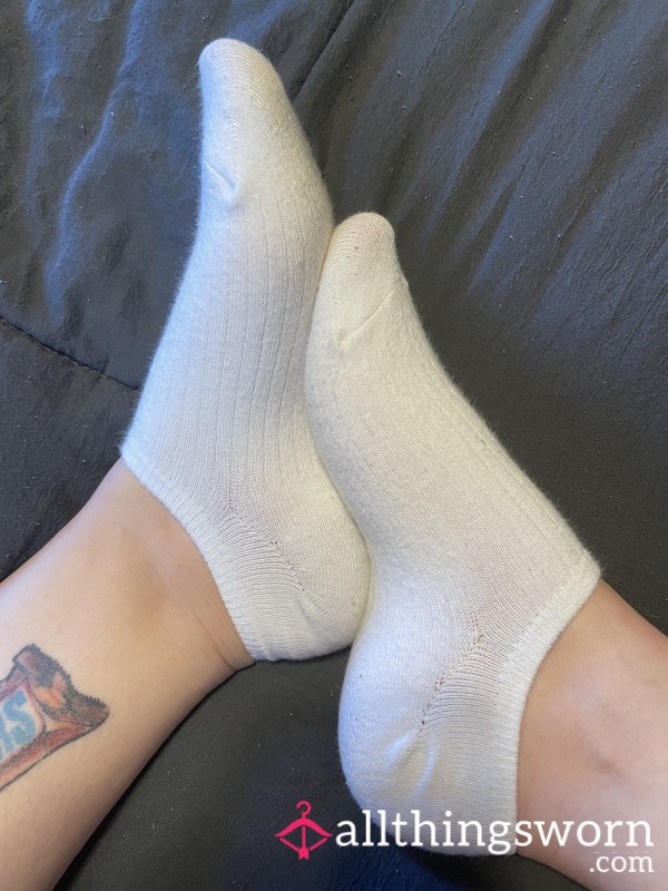 White Ankle Socks