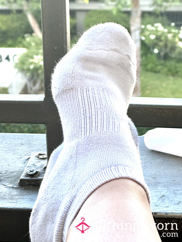 White Athletic Socks