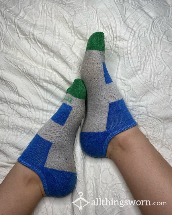 Buy White Blue Converse Ankle Socks Stinky Heavily