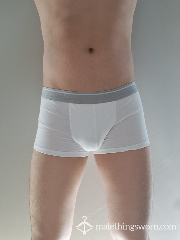 White Cotton Boxer