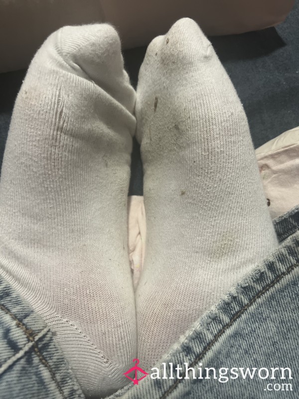 White Cotton Socks