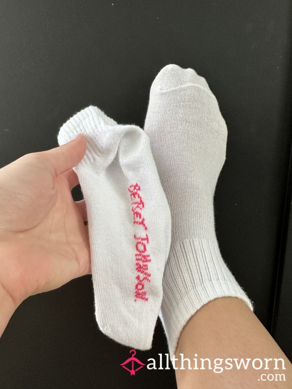 White Crew Socks