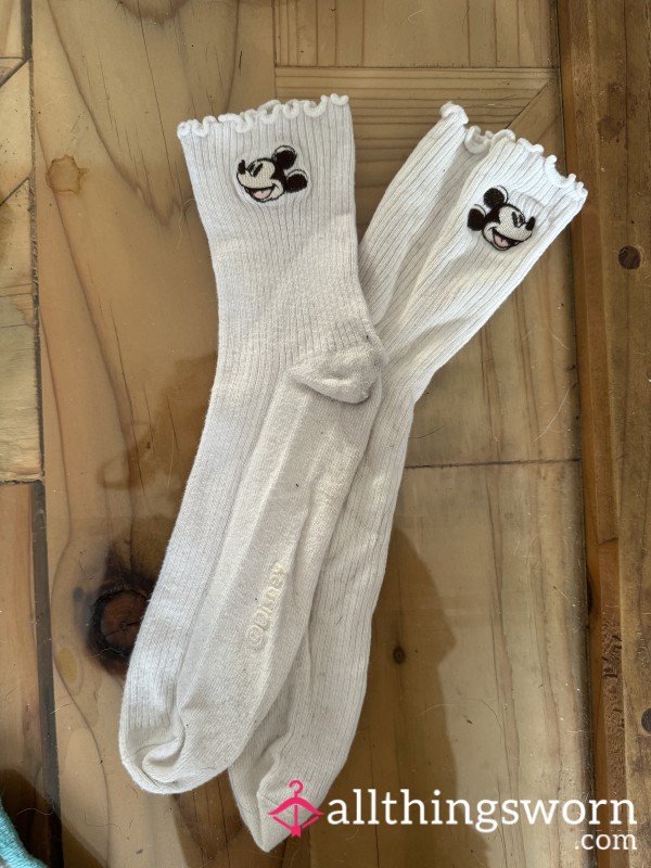 White Disney Socks