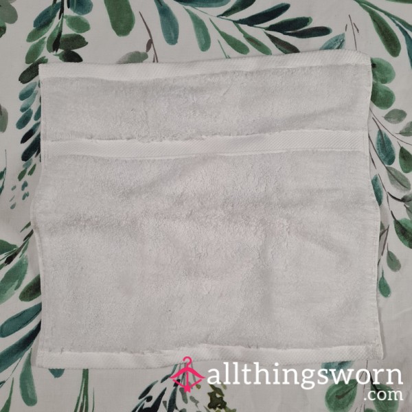 White Face/wash Cloth - 100% Cotton