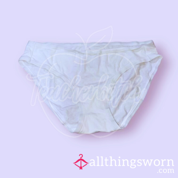 White Hanes Women’s Brief Panties (M)