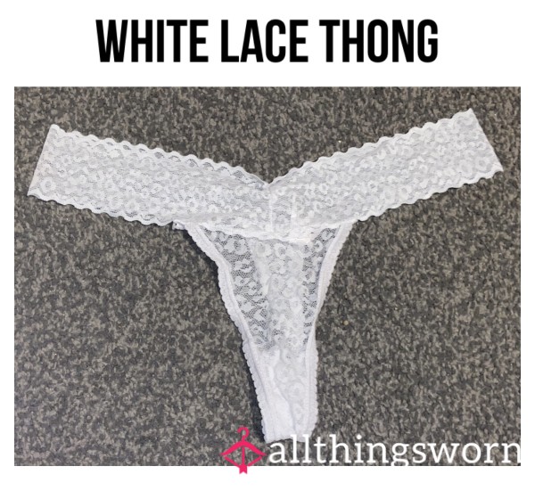 White Lace Thong🐇