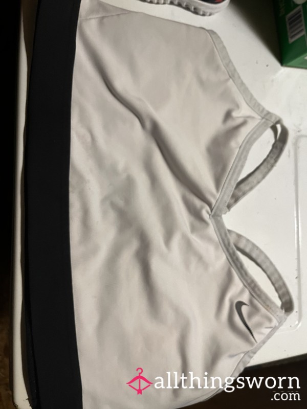 White Nike Sports Bra