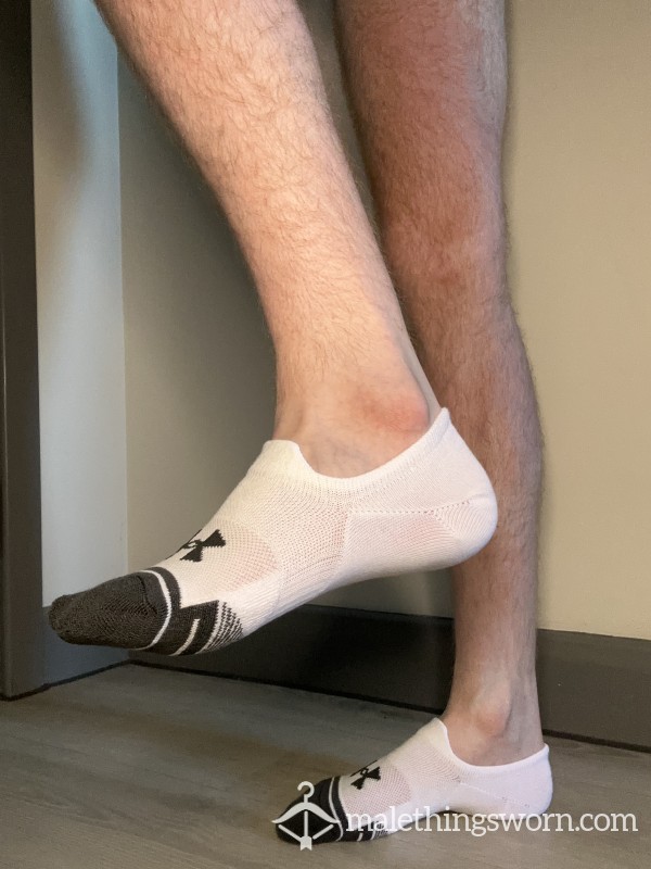 White Under Armour Ankle Socks