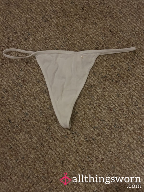 White Victoria Secret Gstring