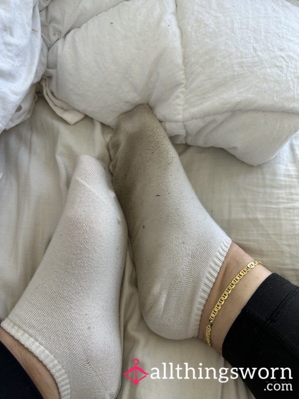 White Well-worn Socks