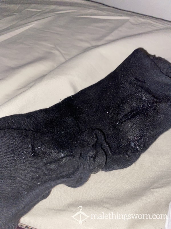 Work Worn, C*m Stained Sock