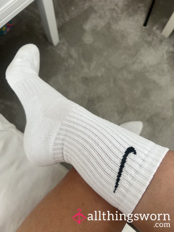 Worn Nike Crew Socks