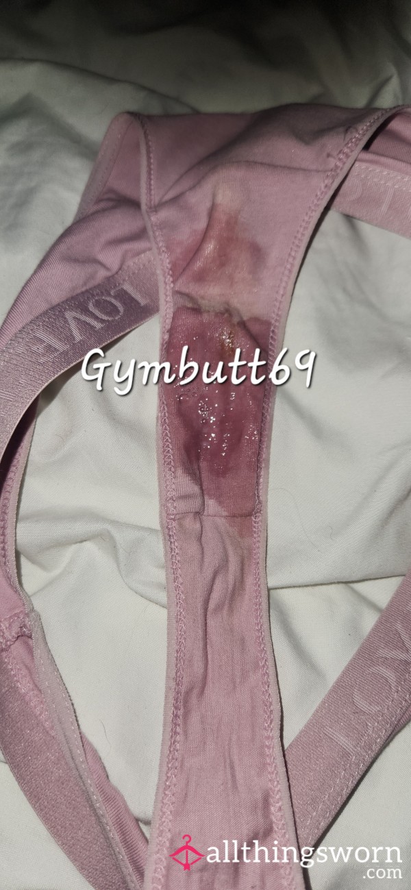 ❤️❤️SOLD❤️❤️Worn On A 12 Hour Shift, Masturbated In And Sweated In The Sun Thong