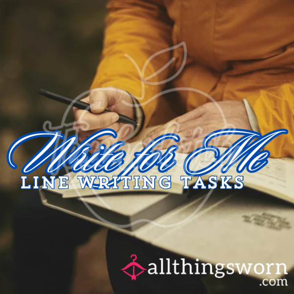 Write For Me | Line Writing Tasks With Teacherb**ch