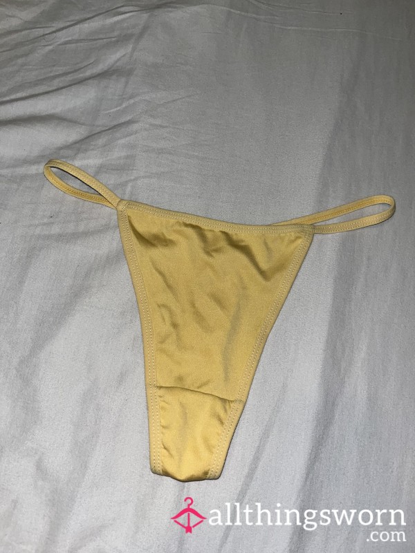 XS Yellow Thong