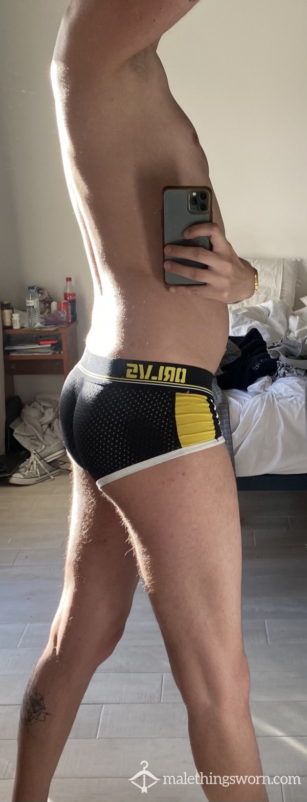 Yellow Mesh Boxers