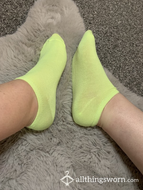 Yellow Trainer Socks