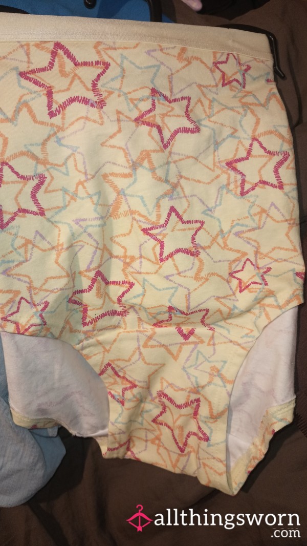 Yellow With Stars Boy Shorts