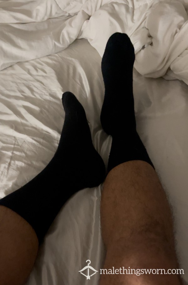 Black Athletic Socks